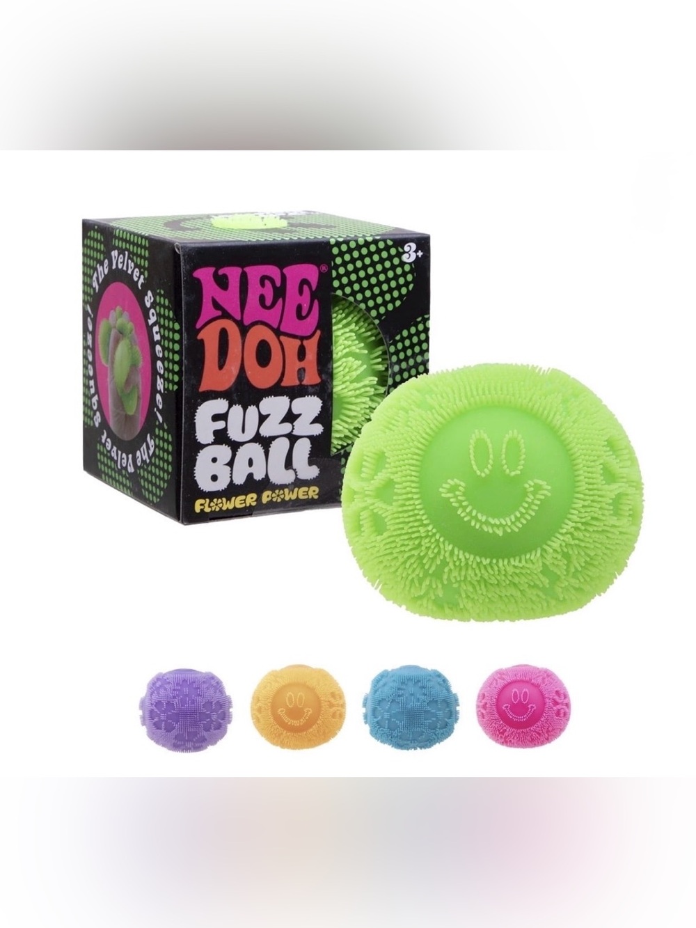 NEEDOH FUZZ BALL FLOWER POWER